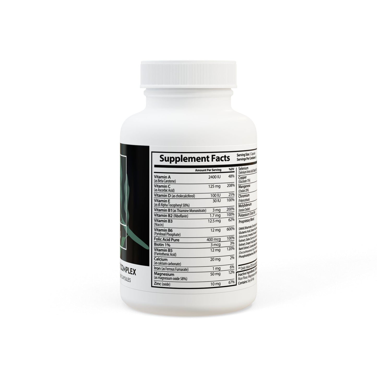 Brain Support Complex Supplement (60 Capsules)
