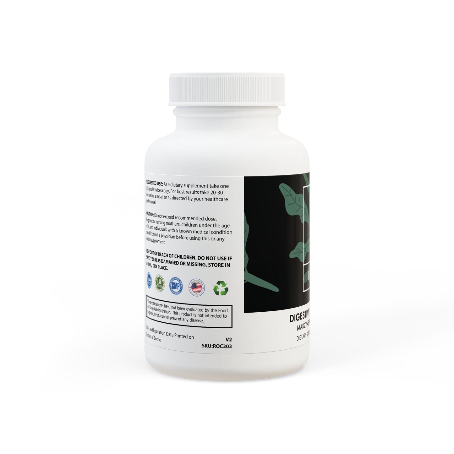 Digestive Enzyme Blend Supplement (60 Capsules)