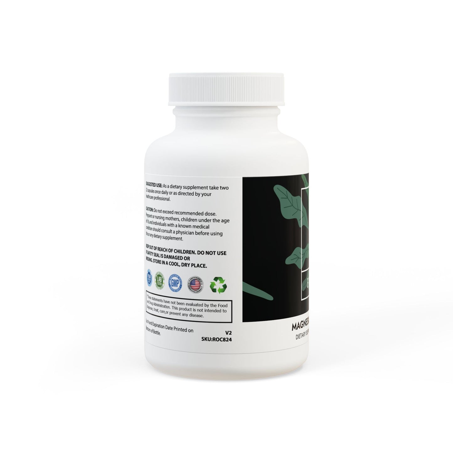 Magnesium Glycinate Supplement (60 Capsules)