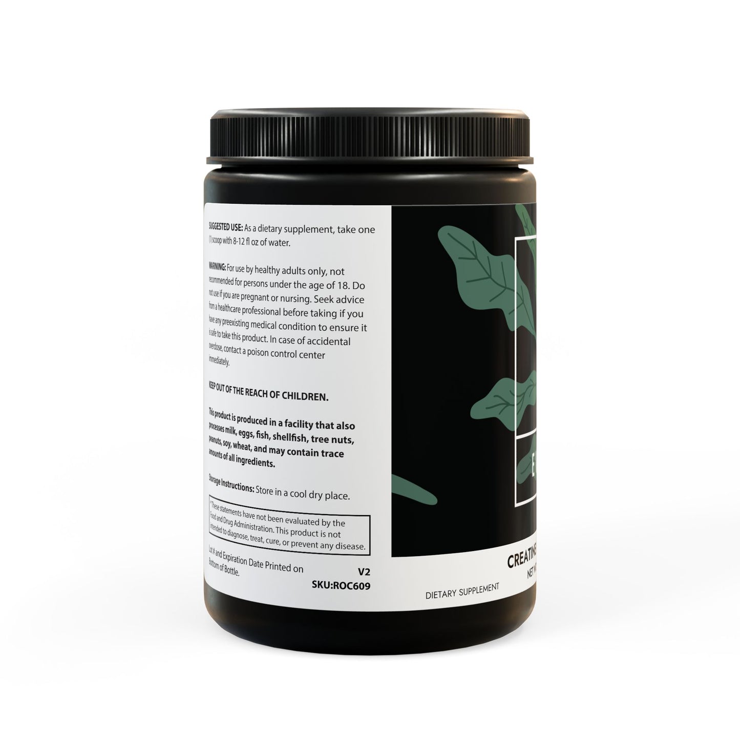 Creatine Monohydrate Supplement (300g, 10.58oz)