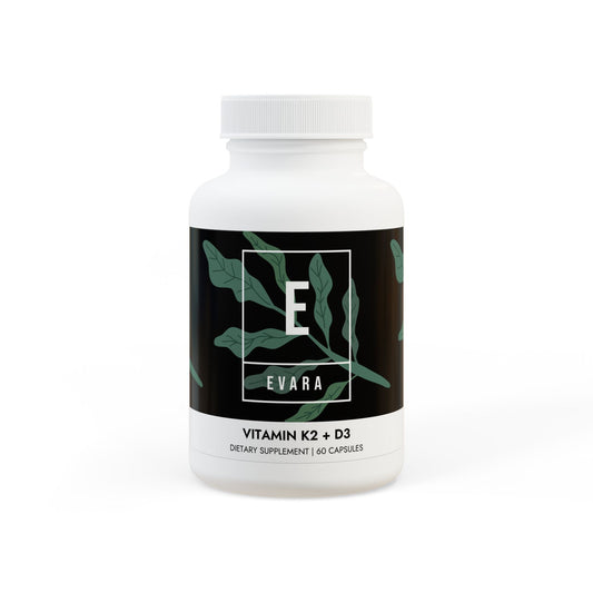 Vitamin K2 + D3 Supplement (60 Capsules)